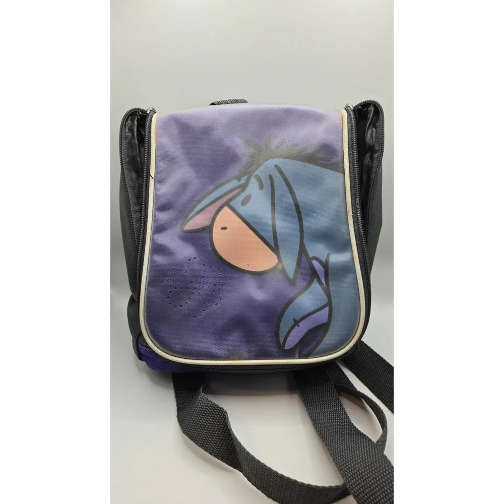 Disney Pooh Mini Backpack Lunch Bag Insulated Cooler Accessory Purse Vtg Eeyore